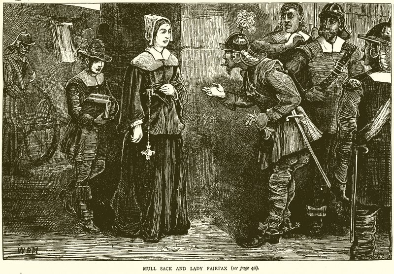 Mull Sack i Lady Fairfax autorstwa English School