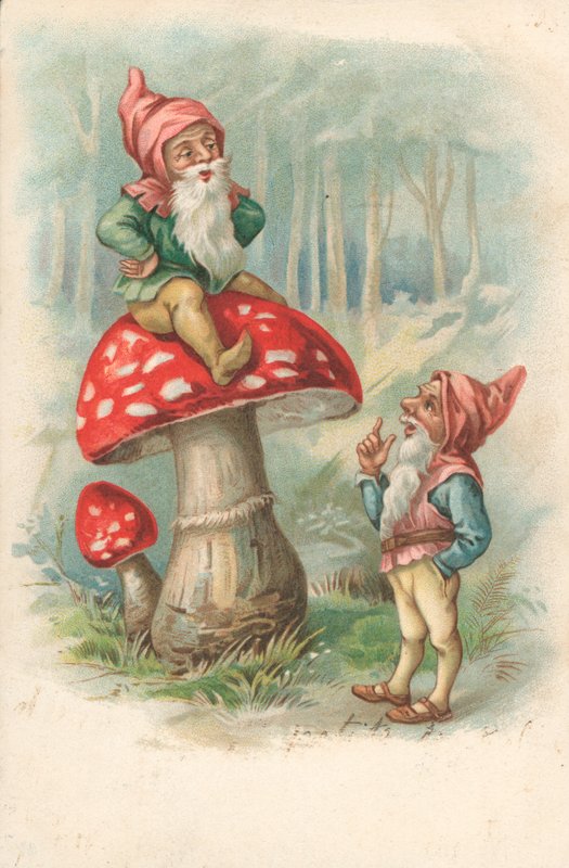 Grzyb z gnomami autorstwa English School