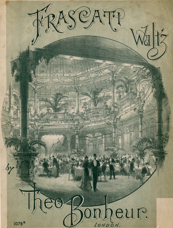 Partytura muzyczna do Frascati Waltz autorstwa Theo Bonheur autorstwa English School