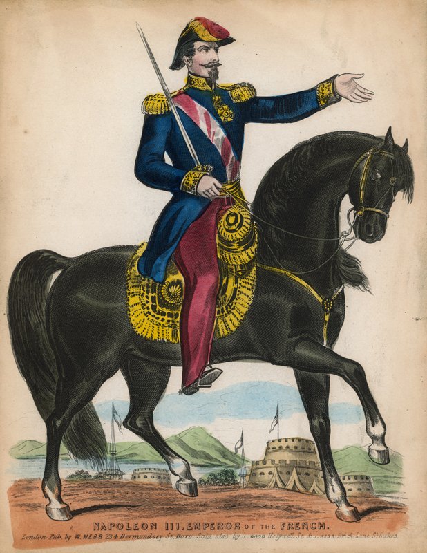 Napoleon III, cesarz Francuzów autorstwa English School