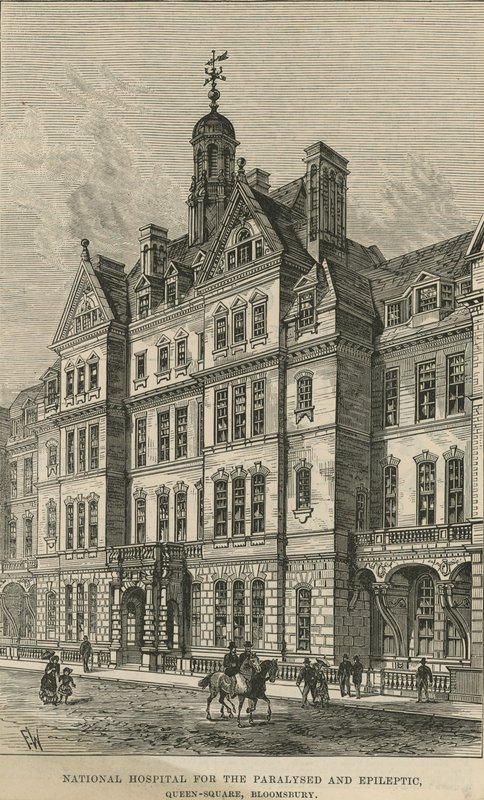 Narodowy Szpital Sparaliżowanych i Padaczkowych, Queen Square, Bloomsbury autorstwa English School