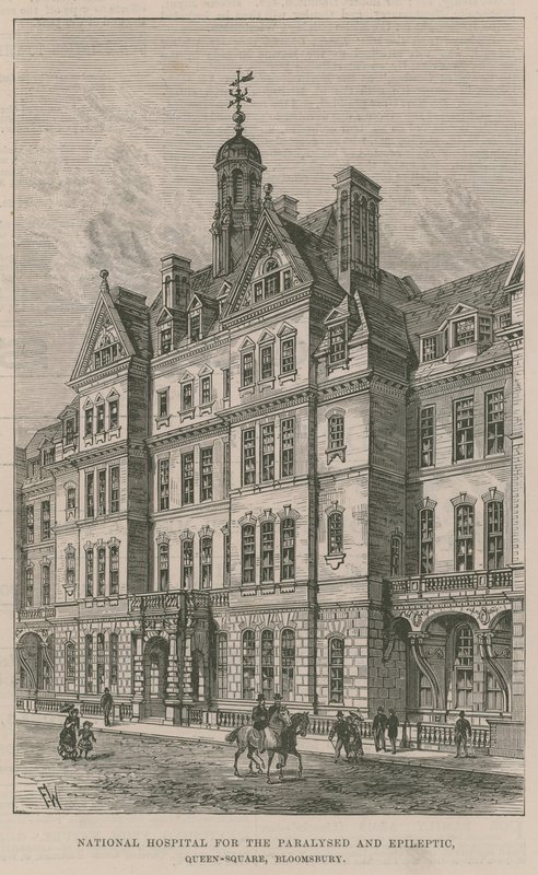 Narodowy Szpital Sparaliżowanych i Padaczkowych, Queen Square, Bloomsbury autorstwa English School