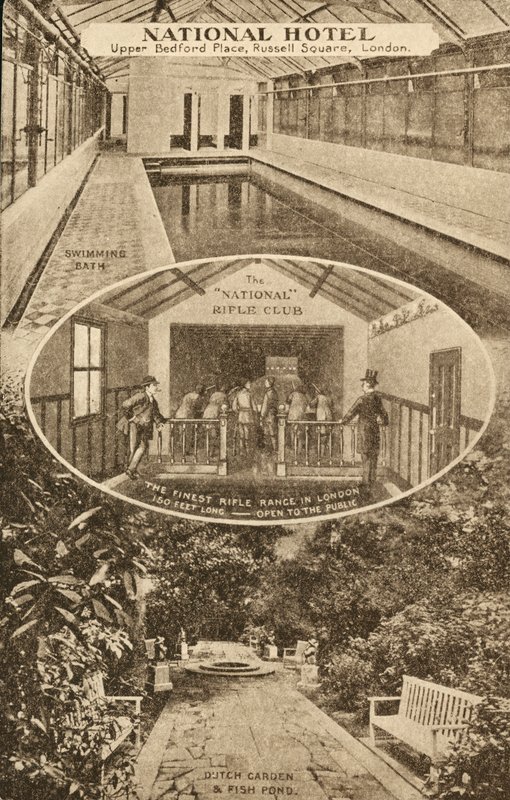 National Hotel, Upper Bedford Place, Russell Square, Londyn autorstwa English School