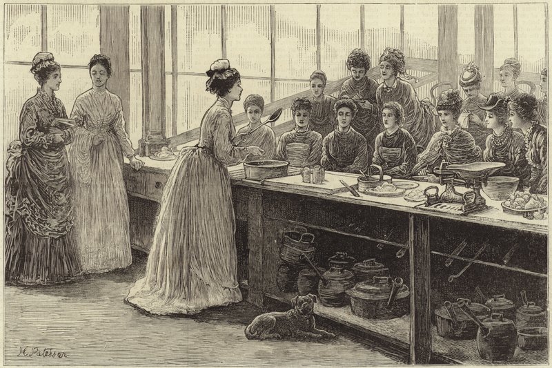 National Training School of Cookery w South Kensington autorstwa English School