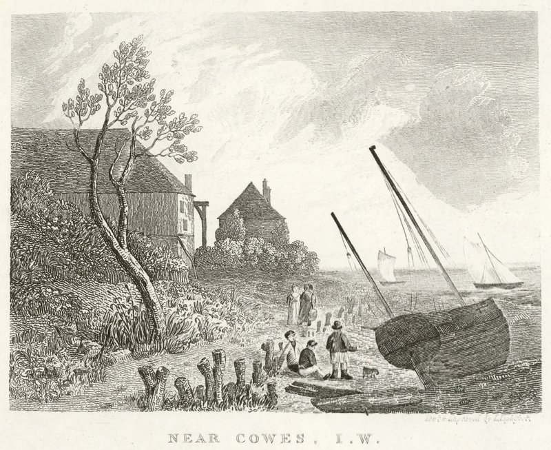 W pobliżu Cowes, Isle of Wight autorstwa English School
