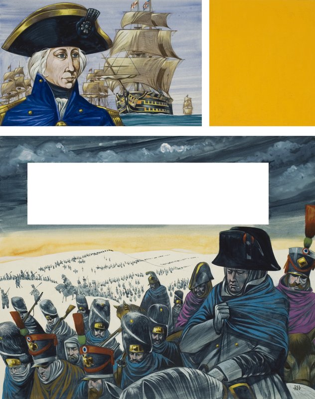 Nelson i Napoleon autorstwa English School
