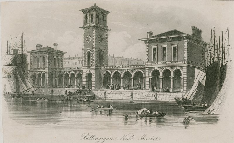 Nowy rynek Billingsgate autorstwa English School