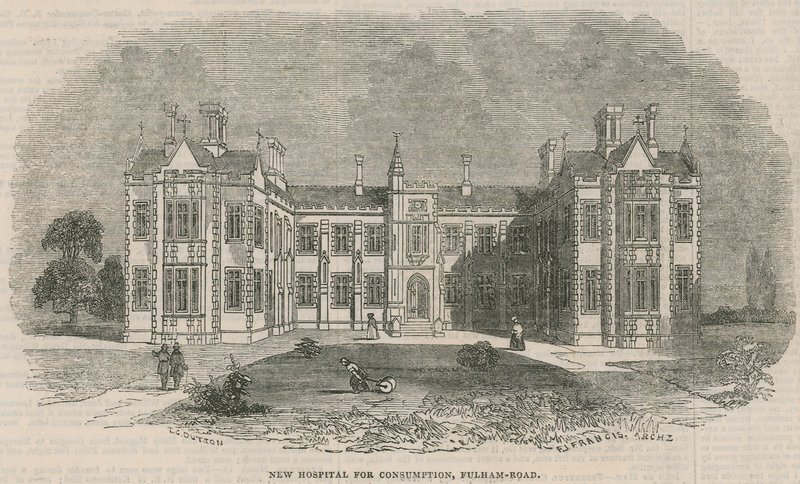 Nowy Szpital Konsumpcyjny, Fulham Road autorstwa English School