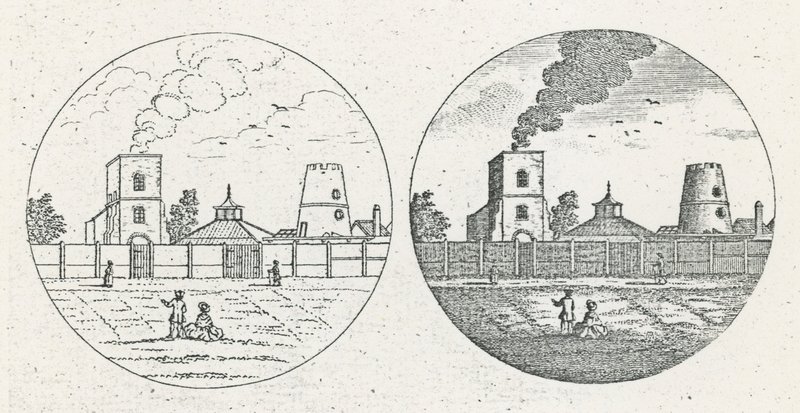 New River Head, z dnia 6 czerwca 1775 r autorstwa English School