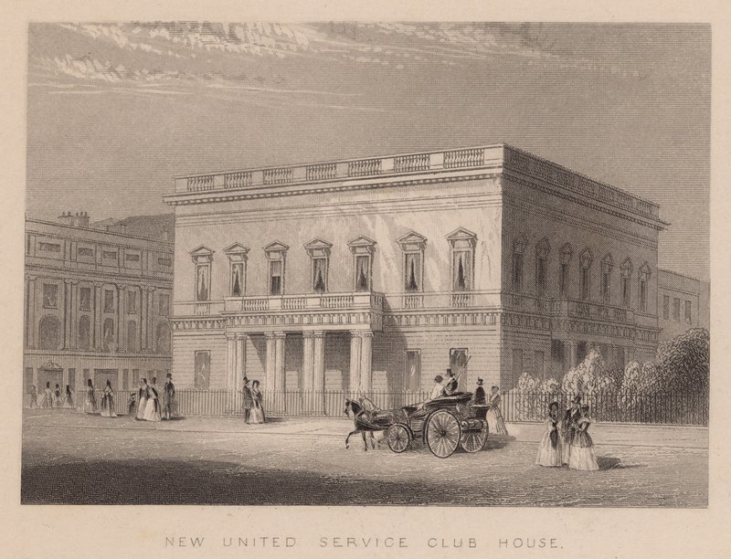 Nowy United Service Club House, Londyn autorstwa English School