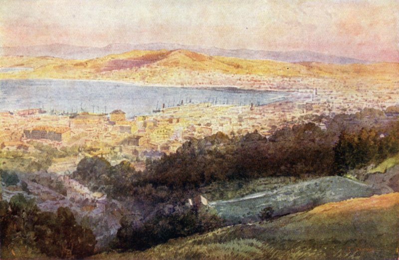 Nowa Zelandia: Wellington (druk kolorowy) autorstwa English School
