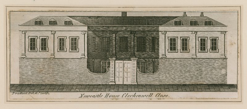 Newcastle House, Clerkenwell, Londyn autorstwa English School