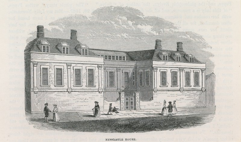 Newcastle House, Clerkenwell, Londyn autorstwa English School