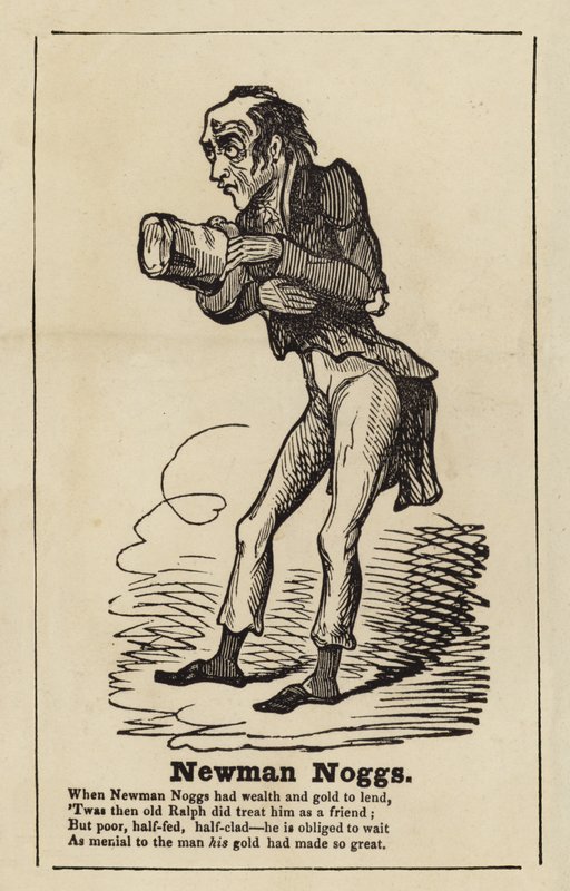 Newman Noggs od Nicholasa Nickleby autorstwa English School