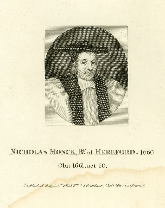 Nicholas Monck, biskup Hereford autorstwa English School