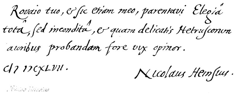 Nicolas Heinsius autorstwa English School