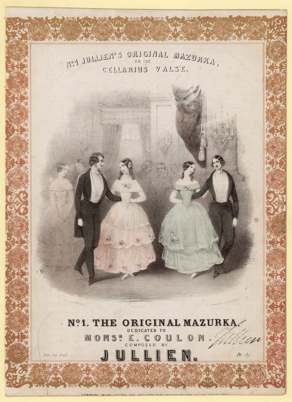 Nr 1 Mazurek oryginalny Juliens, czyli Walec Cellarius autorstwa English School