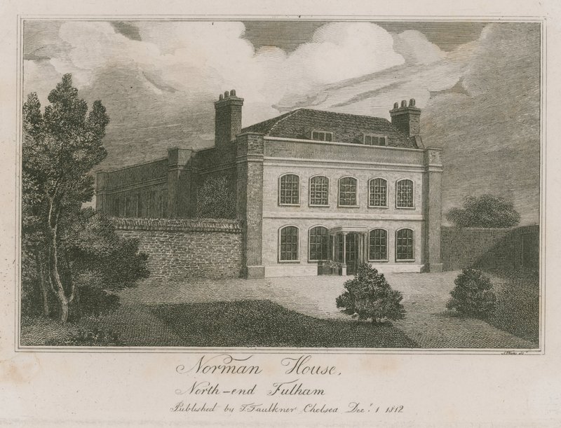 Norman House, północny koniec Fulham autorstwa English School