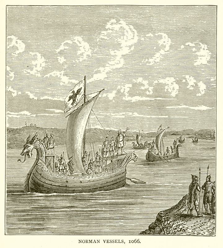 Statki normańskie, 1066 autorstwa English School
