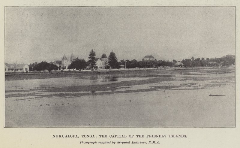 Nukualofa, Tonga, stolica przyjaznych wysp (lito) autorstwa English School