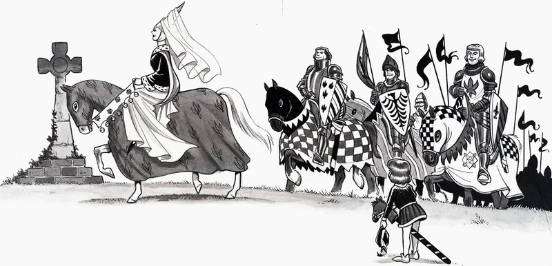 Ilustracja rymowanka autorstwa English School