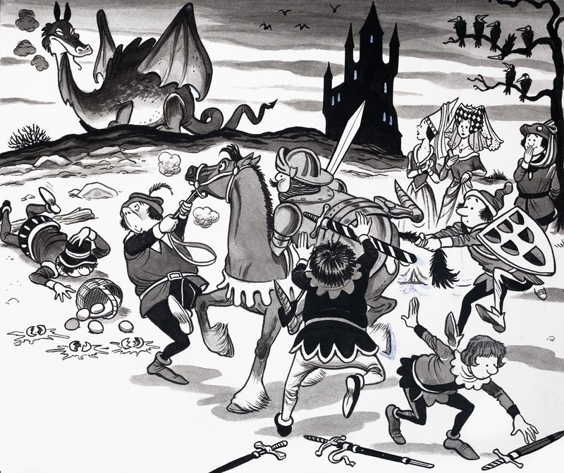 Ilustracja rymowanka autorstwa English School