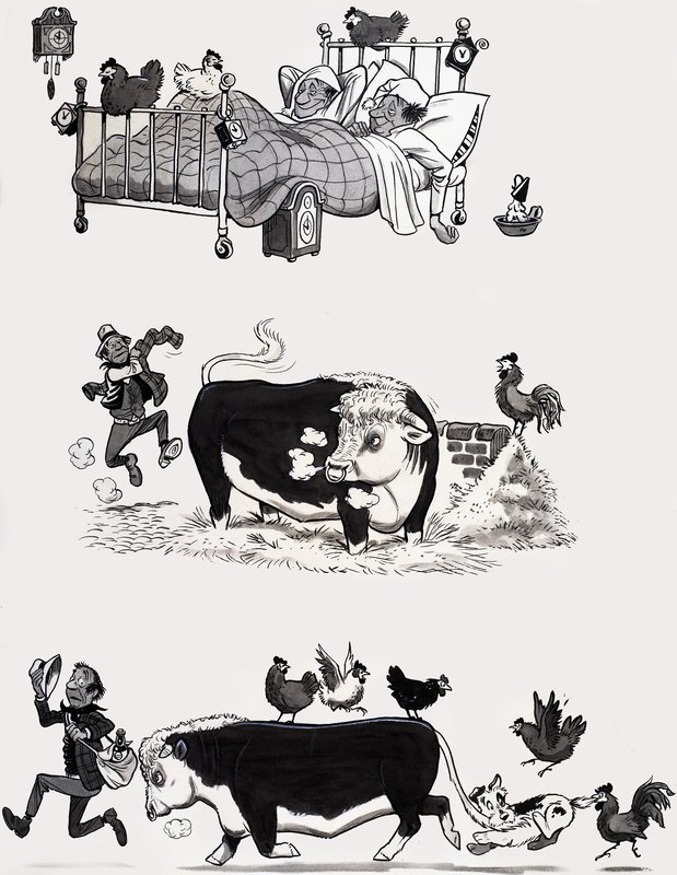 Ilustracja rymowanka autorstwa English School