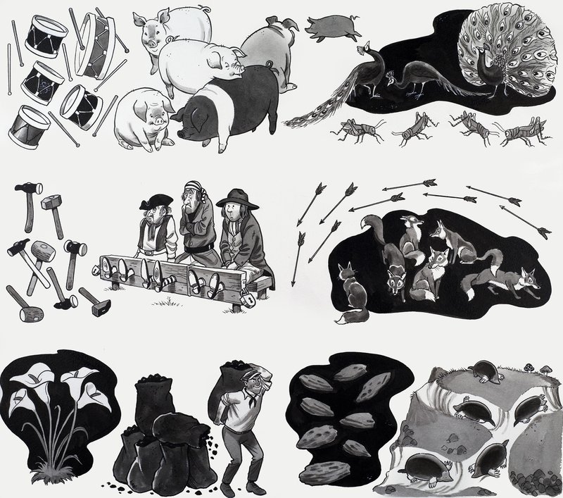 Ilustracja rymowanka autorstwa English School
