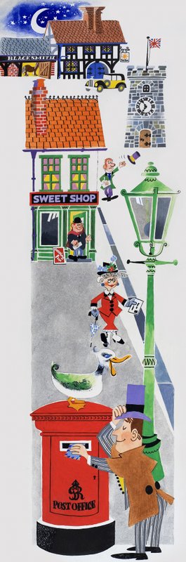 Ilustracja rymowanka autorstwa English School