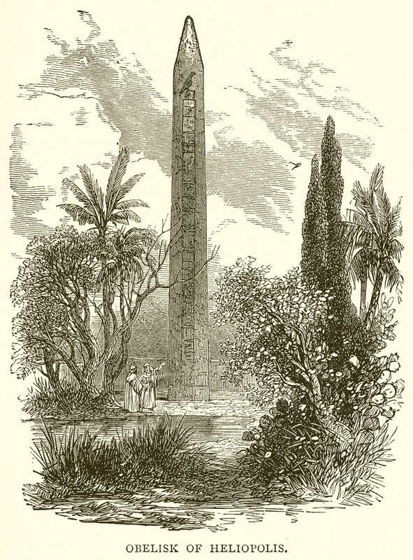Obelisk Heliopolis autorstwa English School