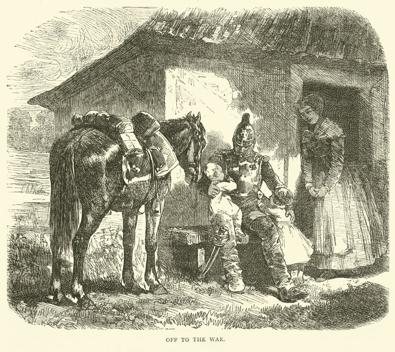 Na wojnę, październik 1870 autorstwa English School