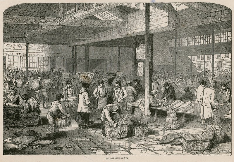 Stary Billingsgate autorstwa English School