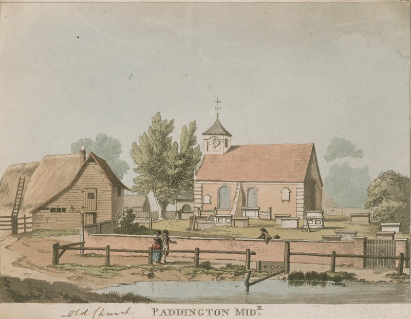 Stary Kościół, Paddington, Middlesex autorstwa English School