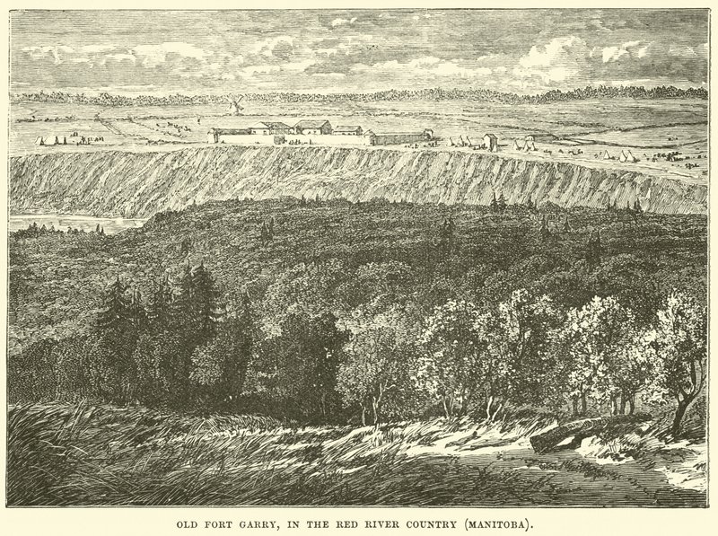 Stary Fort Garry, w Kraju Czerwonej Rzeki, Manitoba autorstwa English School