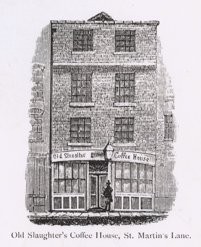 Old Slaughters Coffee House, St Martins Lane autorstwa English School
