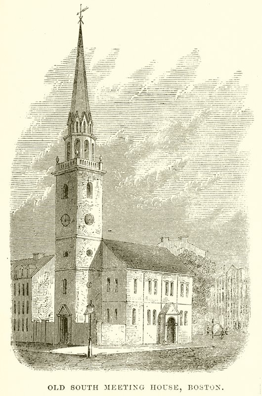 Old South Meeting House, Boston autorstwa English School