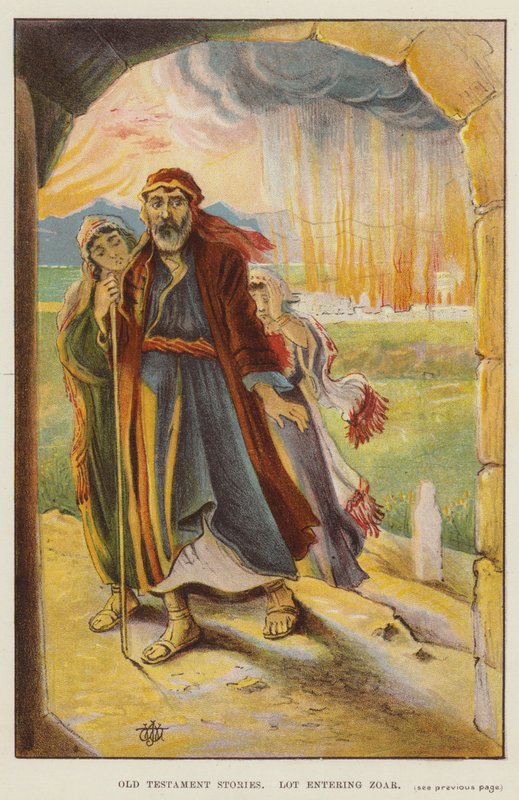 Opowieści ze Starego Testamentu, Lot wchodzący do Soaru (kolor lito) autorstwa English School