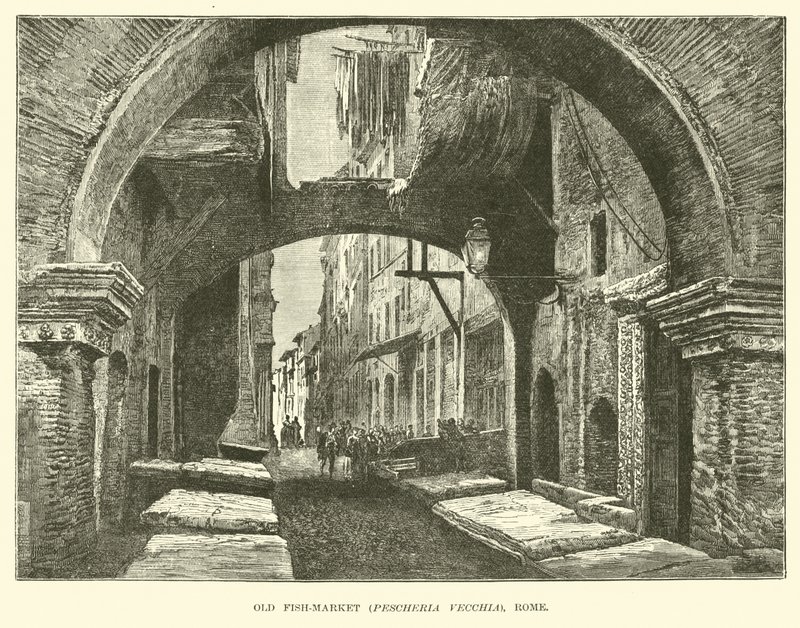 Stary targ rybny, Pescheria Vecchia, Rzym autorstwa English School