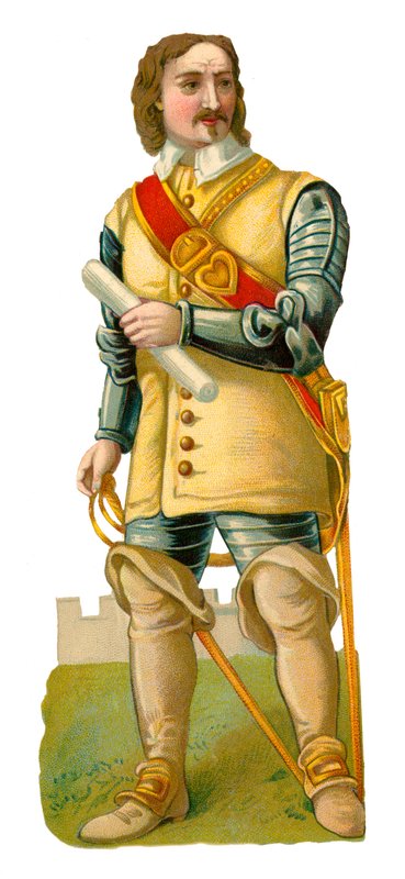 Oliver Cromwell autorstwa English School