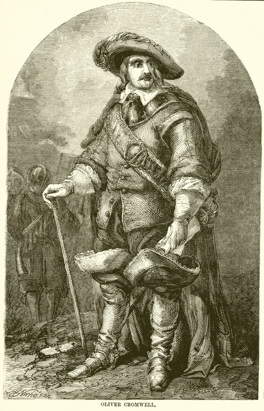 Oliver Cromwell autorstwa English School