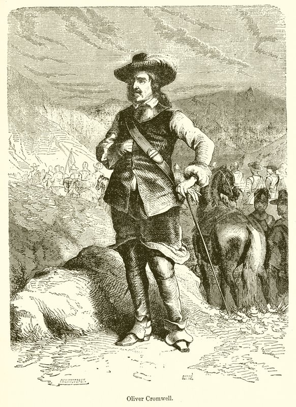 Oliver Cromwell autorstwa English School