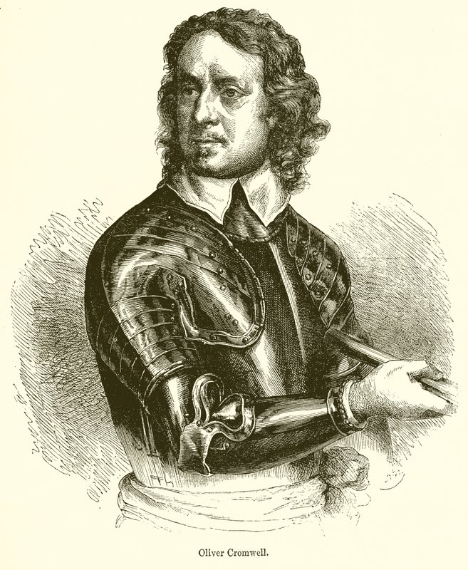 Oliver Cromwell autorstwa English School