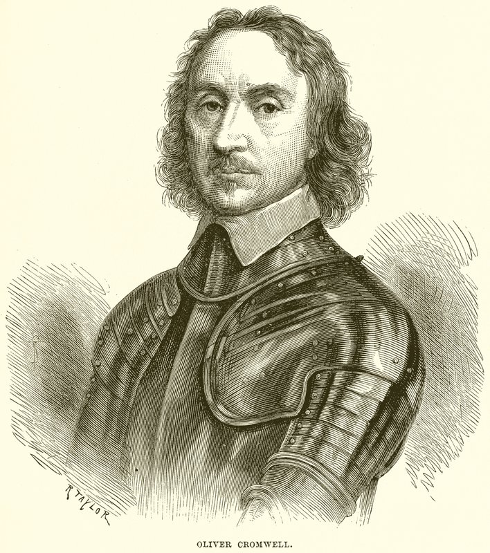 Oliver Cromwell autorstwa English School