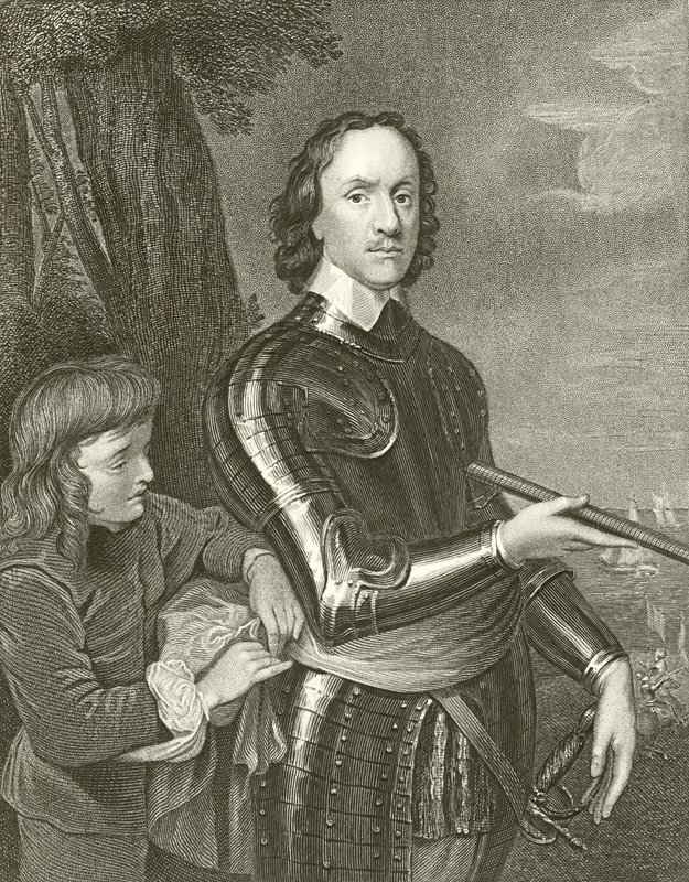 Oliver Cromwell autorstwa English School