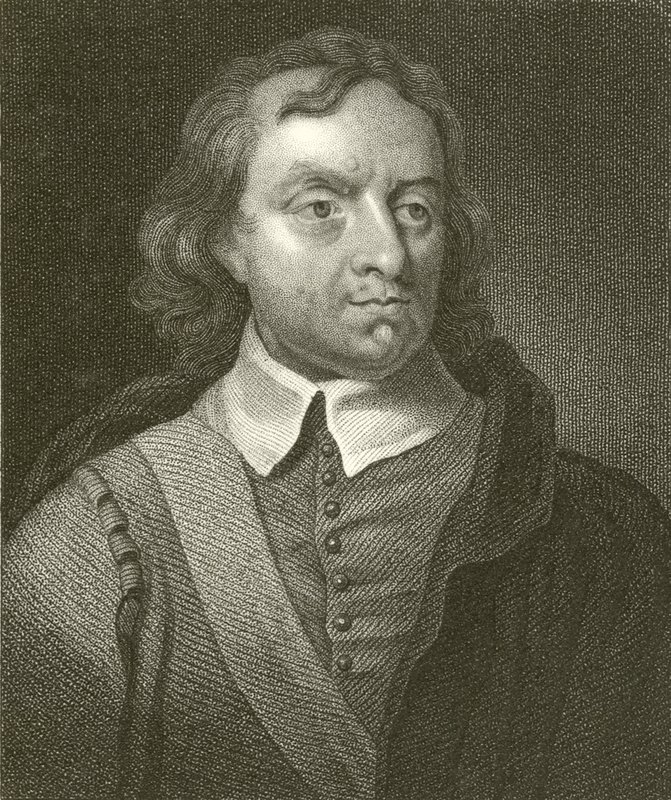 Oliver Cromwell autorstwa English School