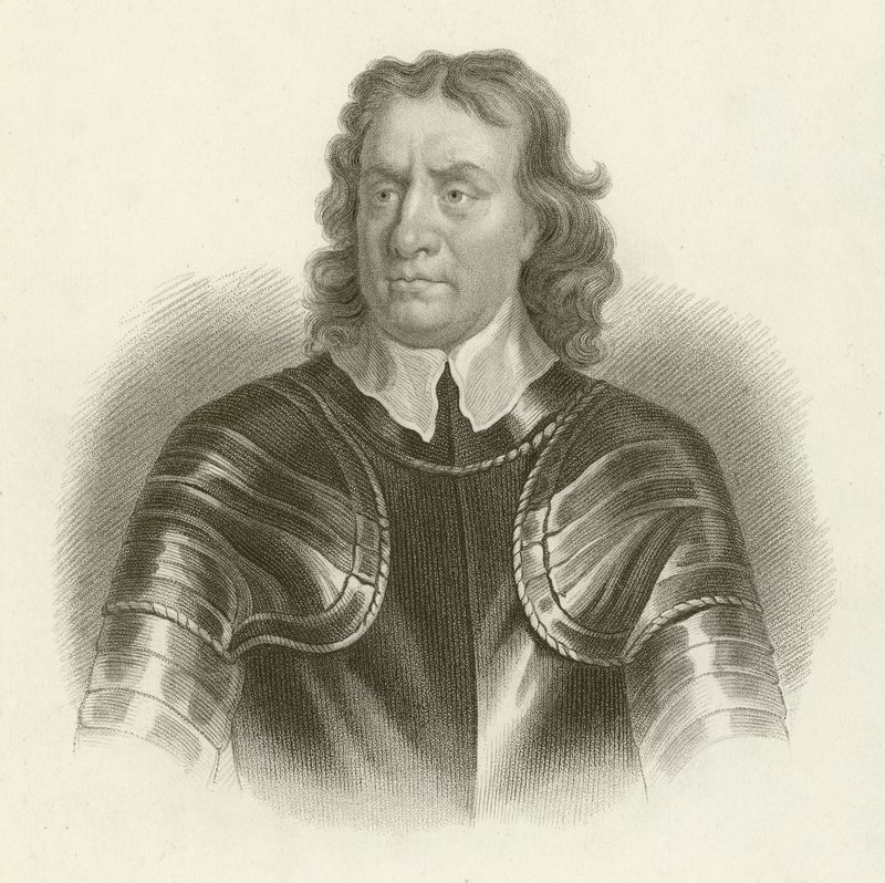 Oliver Cromwell autorstwa English School