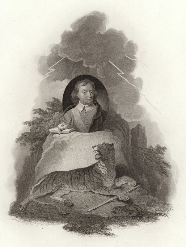 Oliver Cromwell autorstwa English School