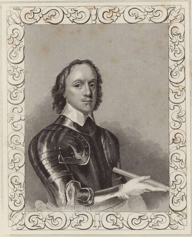 Oliver Cromwell autorstwa English School