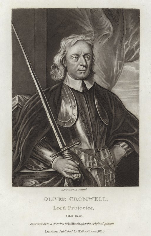 Oliver Cromwell autorstwa English School