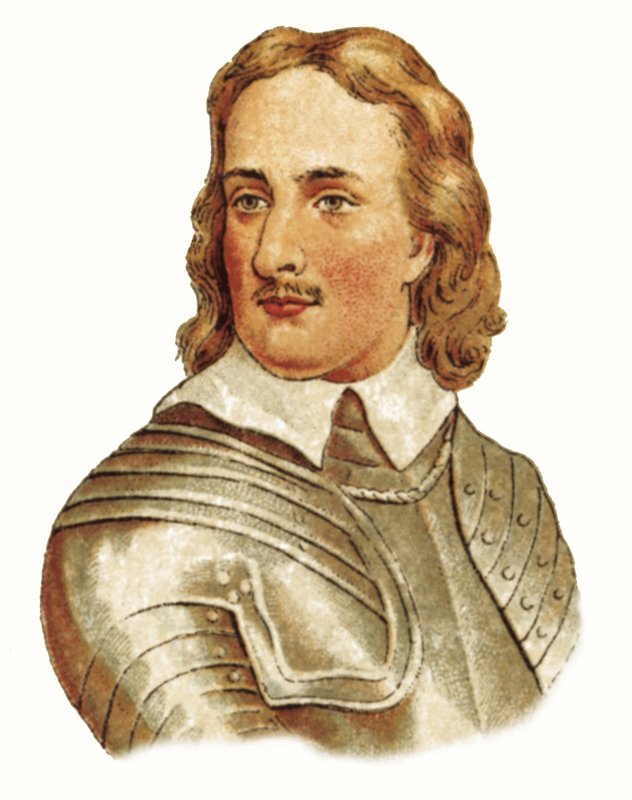 Oliver Cromwell autorstwa English School